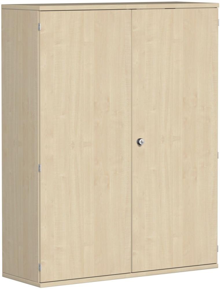 Garderobenschrank mit ausziehbarem Garderobenhalter, 120x42x154cm, Ahorn Bild 1