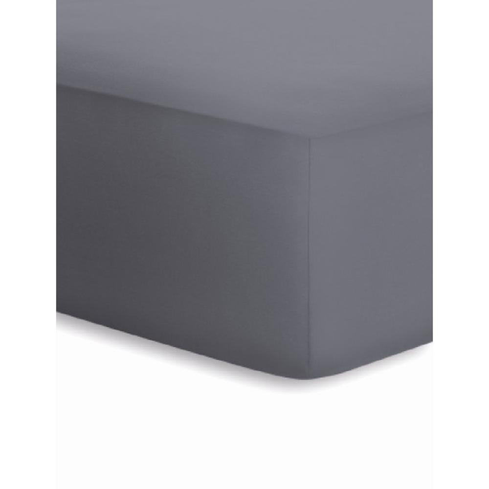 schlafgut Jersey-Boxspringbett-Spanner 90 x 190/100 x 220 cm grau Bild 1