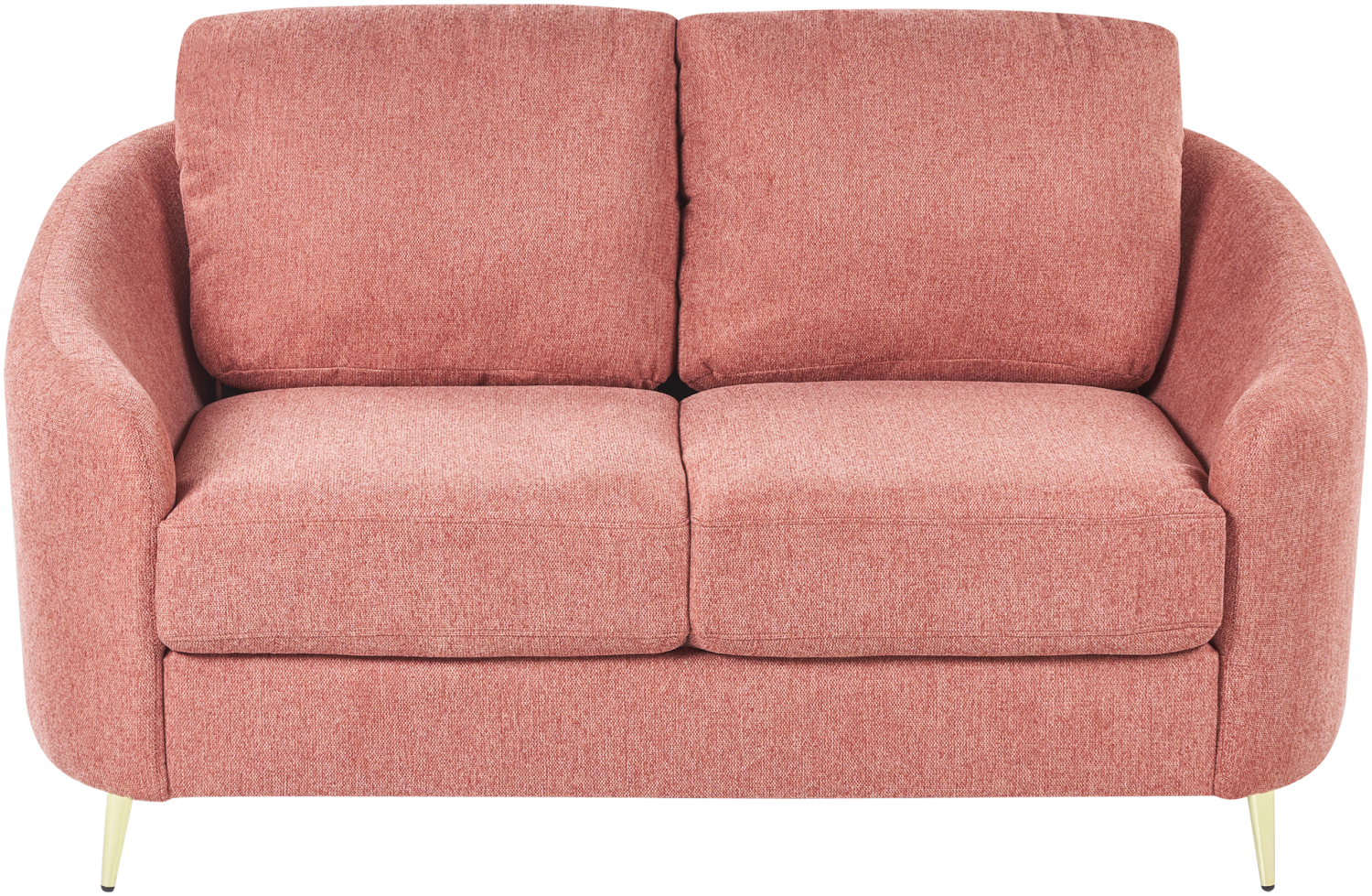 2-Sitzer Sofa Polsterbezug rosa gold TROSA Bild 1