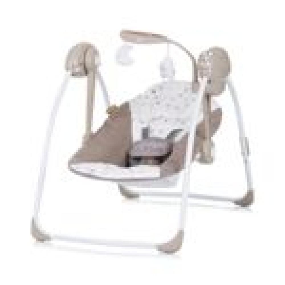 Chipolino Babywippe elektrisch Moonlight Musikfunktion, Fernbedienung, klappbar beige Bild 1