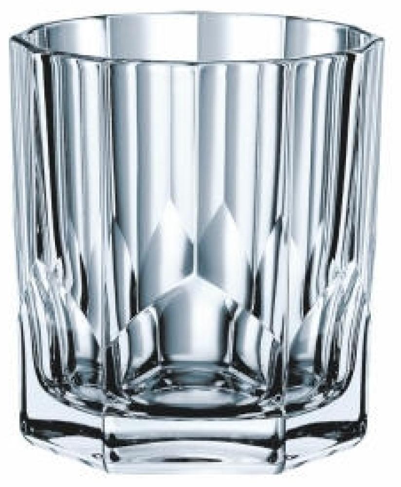 Nachtmann Aspen Whiskybecher, 4er Set, Whiskyglas, Tumbler, Whisky Glas, Kristallglas, 324 ml, 0092126-0 Bild 1