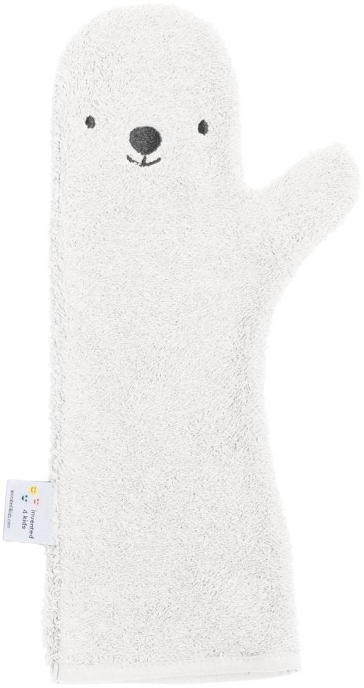 Invented 4 Kids Bär Shower Glove White Weiß Bild 1