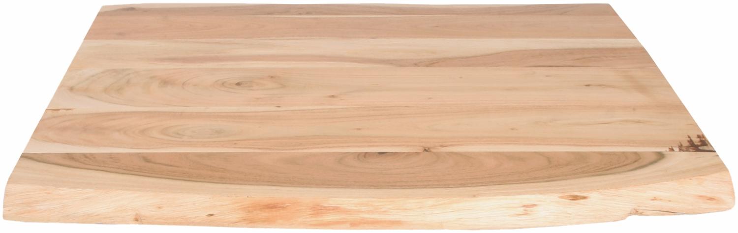 Tischplatte Baumkante Akazie Natur 60 x 60 cm CURT 76574627 Bild 1