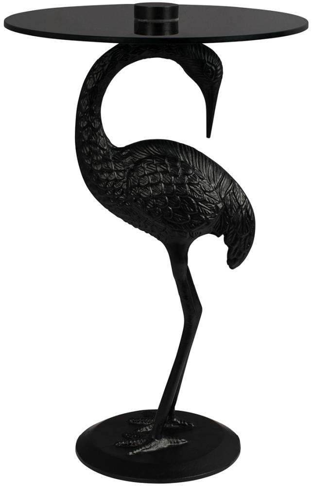 'Crane' Beistelltisch, schwarz, 63 x Ø 40 cm Bild 1