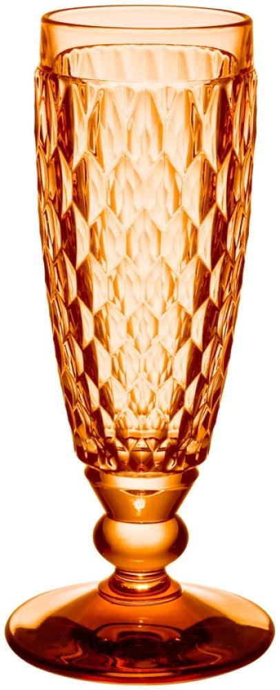 Villeroy & Boch Vorteilset 2 Stück Boston Apricot Sektglas orange 1173290070 und Geschenk + Spende Bild 1