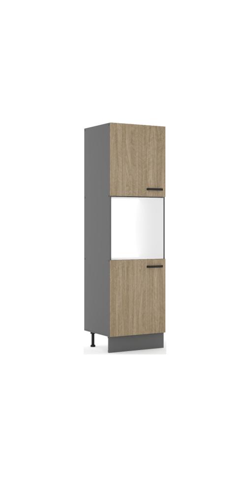 Küche SCANDI Hochschrank 60 cm Fischgrät Küchenzeile Küchenblock Einbauküche Bild 1