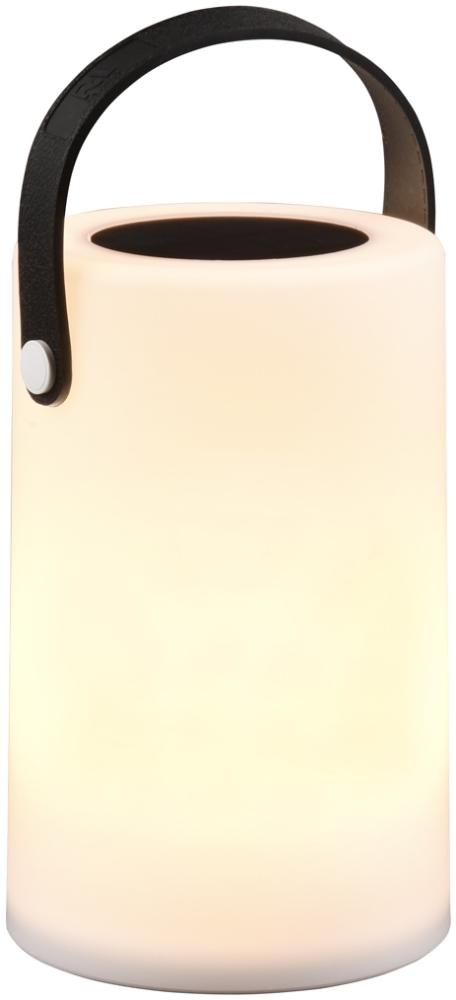 Kleine Akku Tischleuchte GARCIA RGB, Solar & USB aufladbar,Höhe 20cm Bild 1