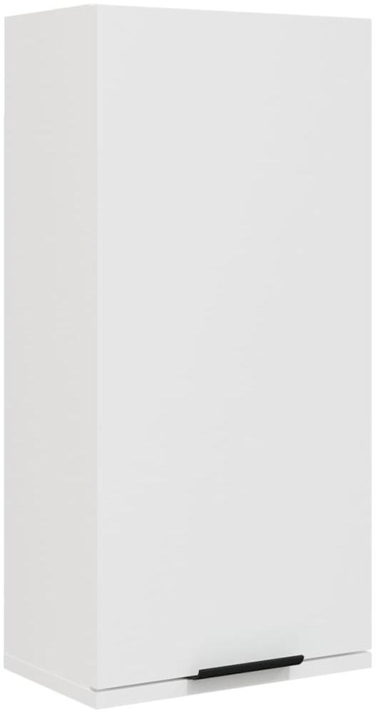 Wand-Badschrank Weiß 32x20x67 cm Bild 1