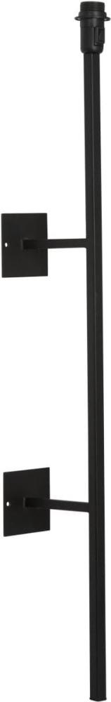 Wandleuchte schwarz aus Metall PR Home Rod 108x19cm E27 ohne Lampenschirm Bild 1