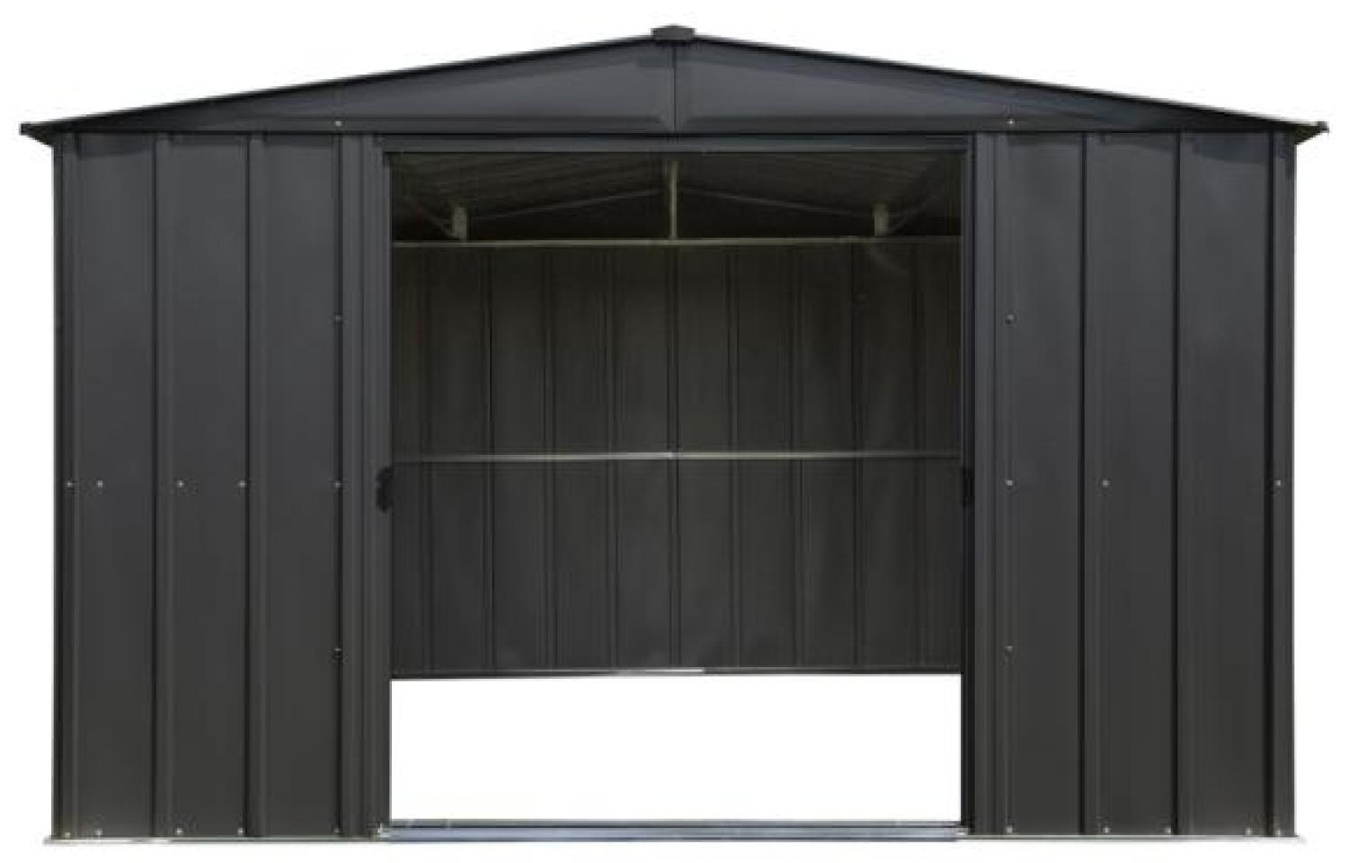 Spacemaker Metall Gerätehaus 1012 | Grau | 370x313x198 cm Bild 1