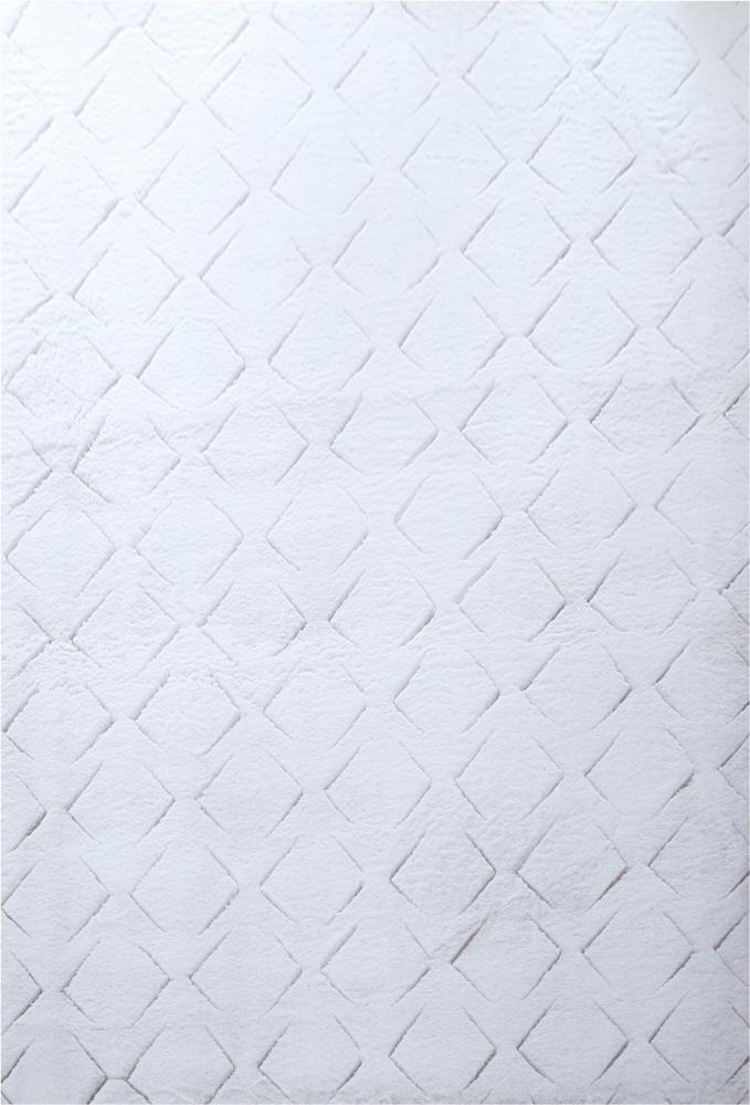 Kurzflor Teppich Viva Läufer - 80x250 cm - Beige Bild 1