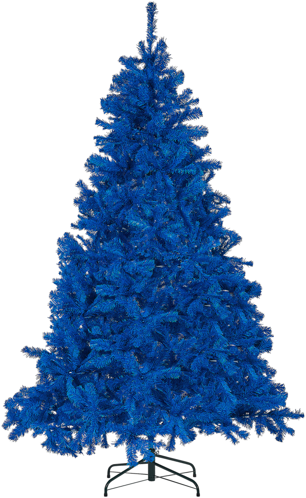 Künstlicher Weihnachtsbaum 210 cm blau FARNHAM Bild 1