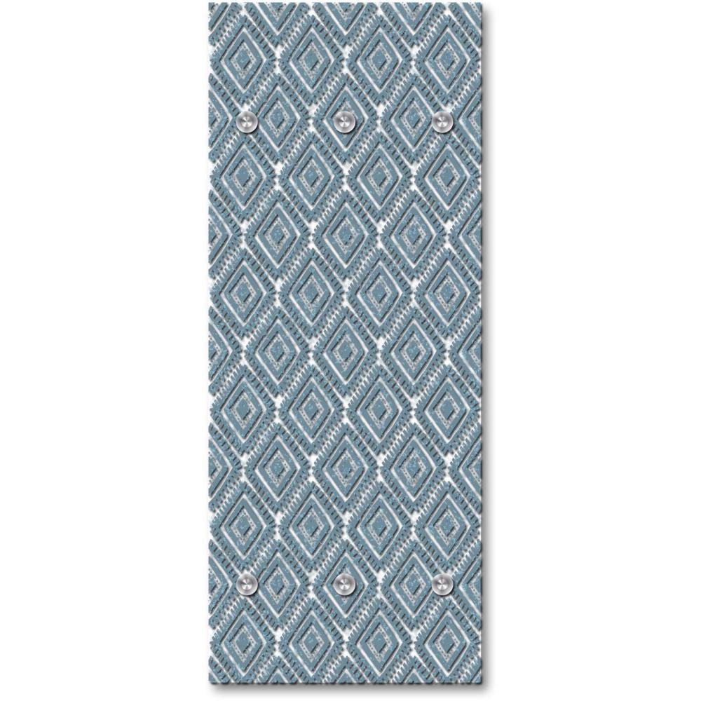 Queence Garderobe - "Mente" Druck auf hochwertigem Arcylglas inkl. Edelstahlhaken und Aufhängung, Format: 50x120cm Bild 1