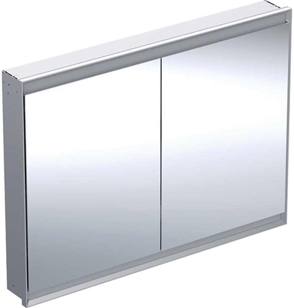 Geberit ONE Spiegelschrank mit ComfortLight, 2 Türen, Unterputzmontage, 120x90x15cm, 505. 805. 00, Farbe: Aluminium eloxiert - 505. 805. 00. 1 Bild 1