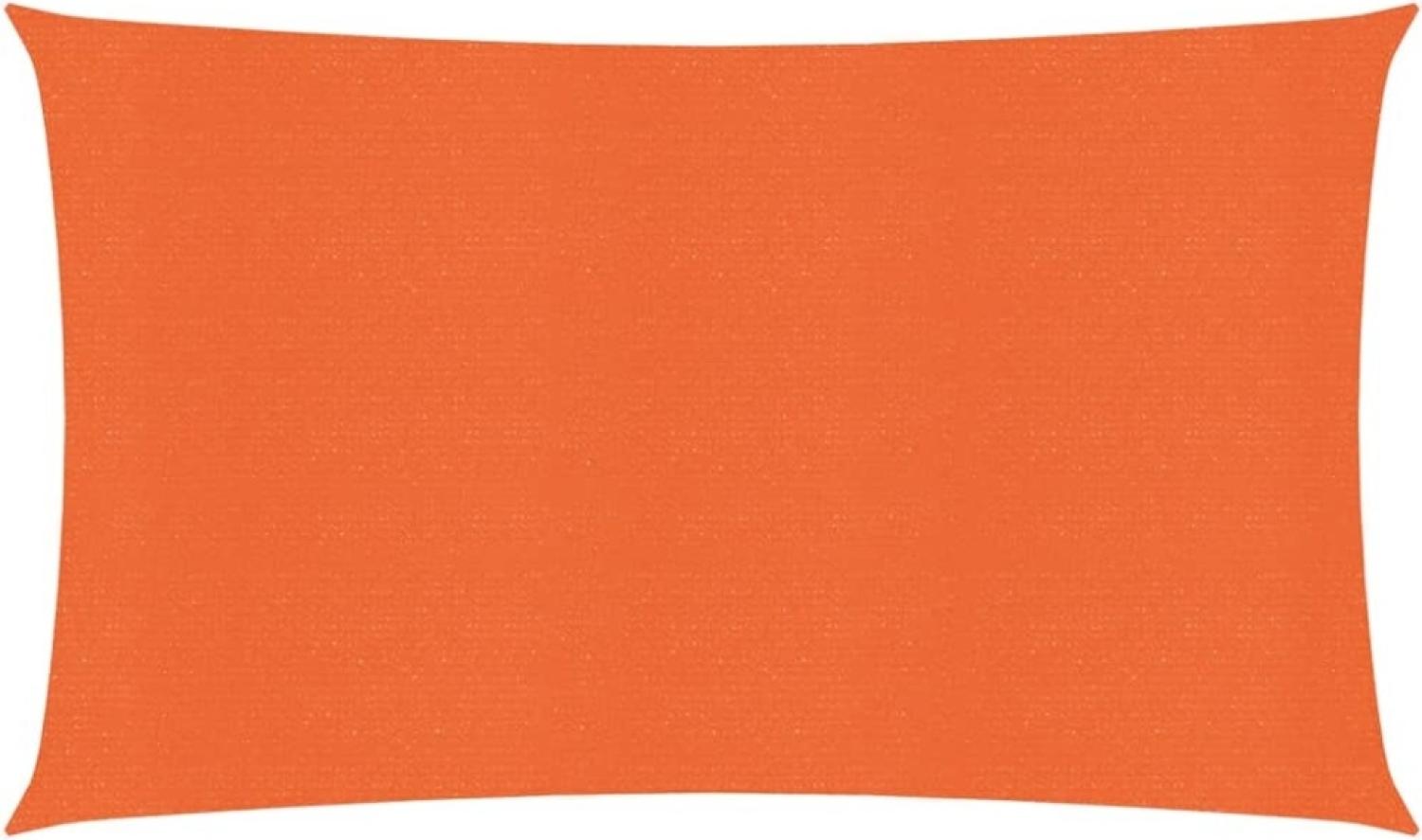 Sonnensegel 160 g/m² Orange 2x5 m HDPE Bild 1
