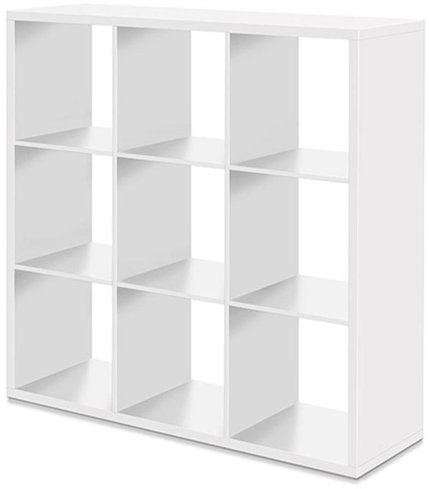 Regal Max mit 9 Fächern, Weiß Bild 1
