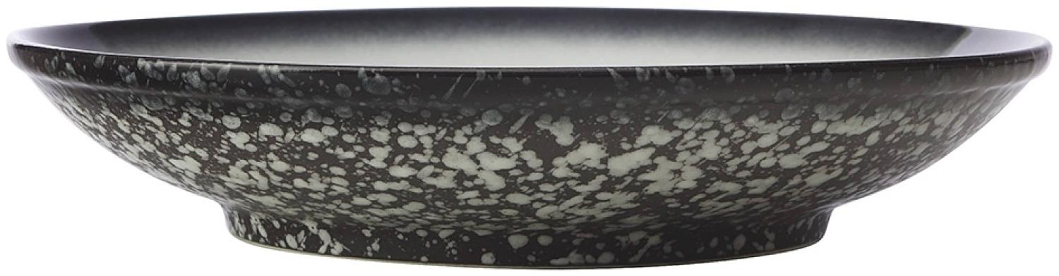 Maxwell & Williams AX0300 CAVIAR GRANITE Schale auf Fuß, 25 cm, Premium-Keramik Bild 1