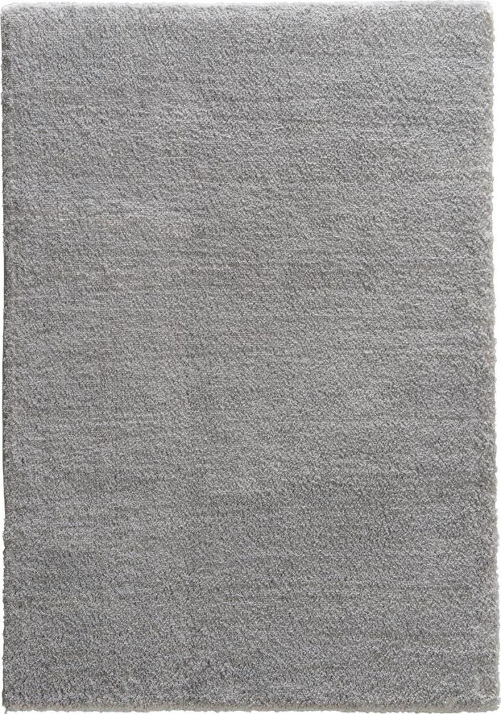 Teppich in Hellgrau aus 100% Polyester - 150x80x3cm (LxBxH) Bild 1