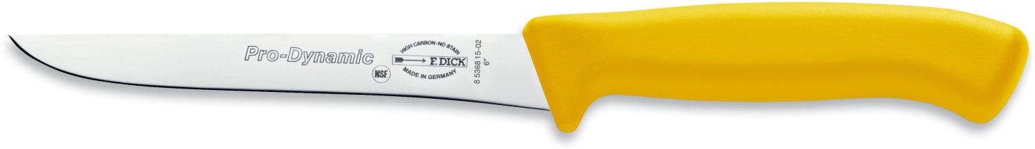 F. DICK ProDynamic Ausbeinmesser gelb Klingenlänge 15cm Küchenmesser X55CrMo14 Bild 1