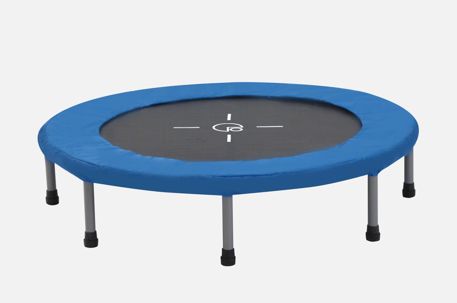 Trampolin GARLANDO Indoor Blau DURCHMESSER 97 cm Bild 1