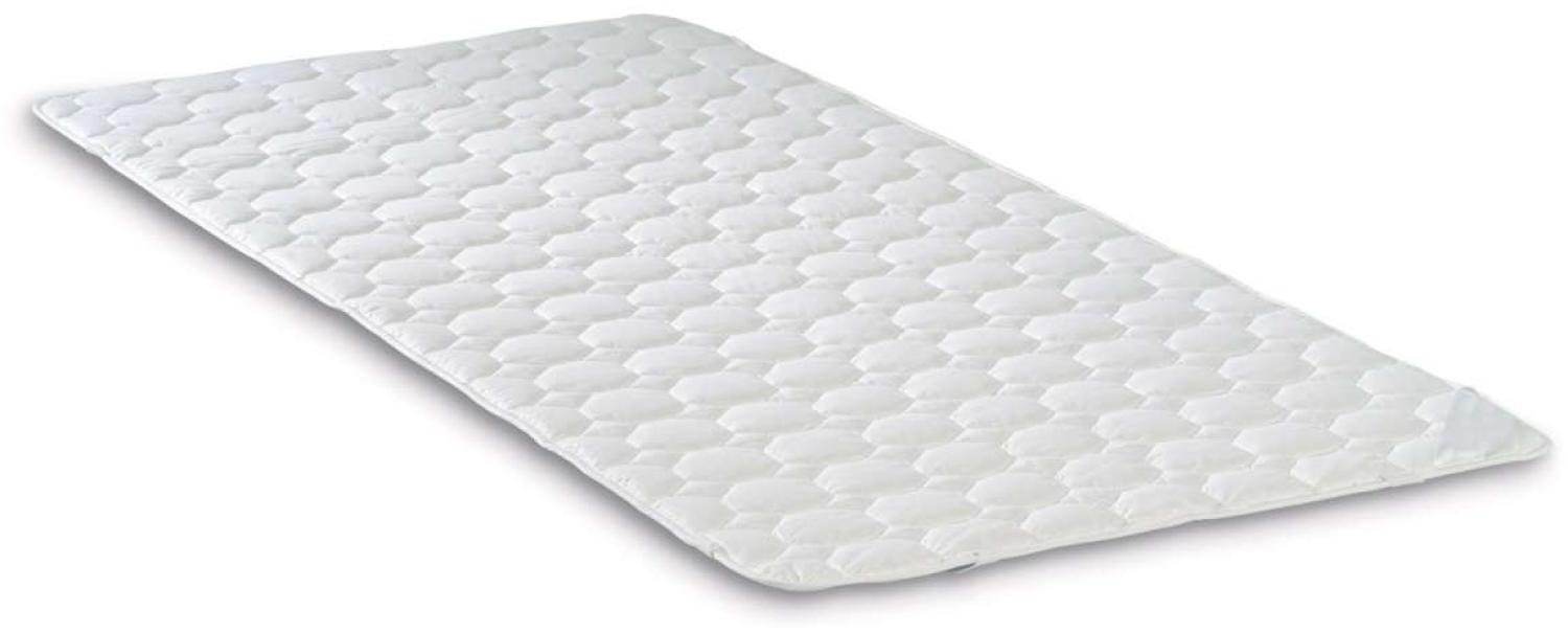 PureNature Unterbett Baumwolle 95°C waschbar für Allergiker Unterbett Pure Cotton, 200x200cm Bild 1