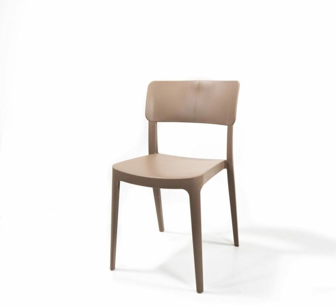 Wing Chair Sand Beige, Stapelstuhl Kunststoff, 50919 Bild 1