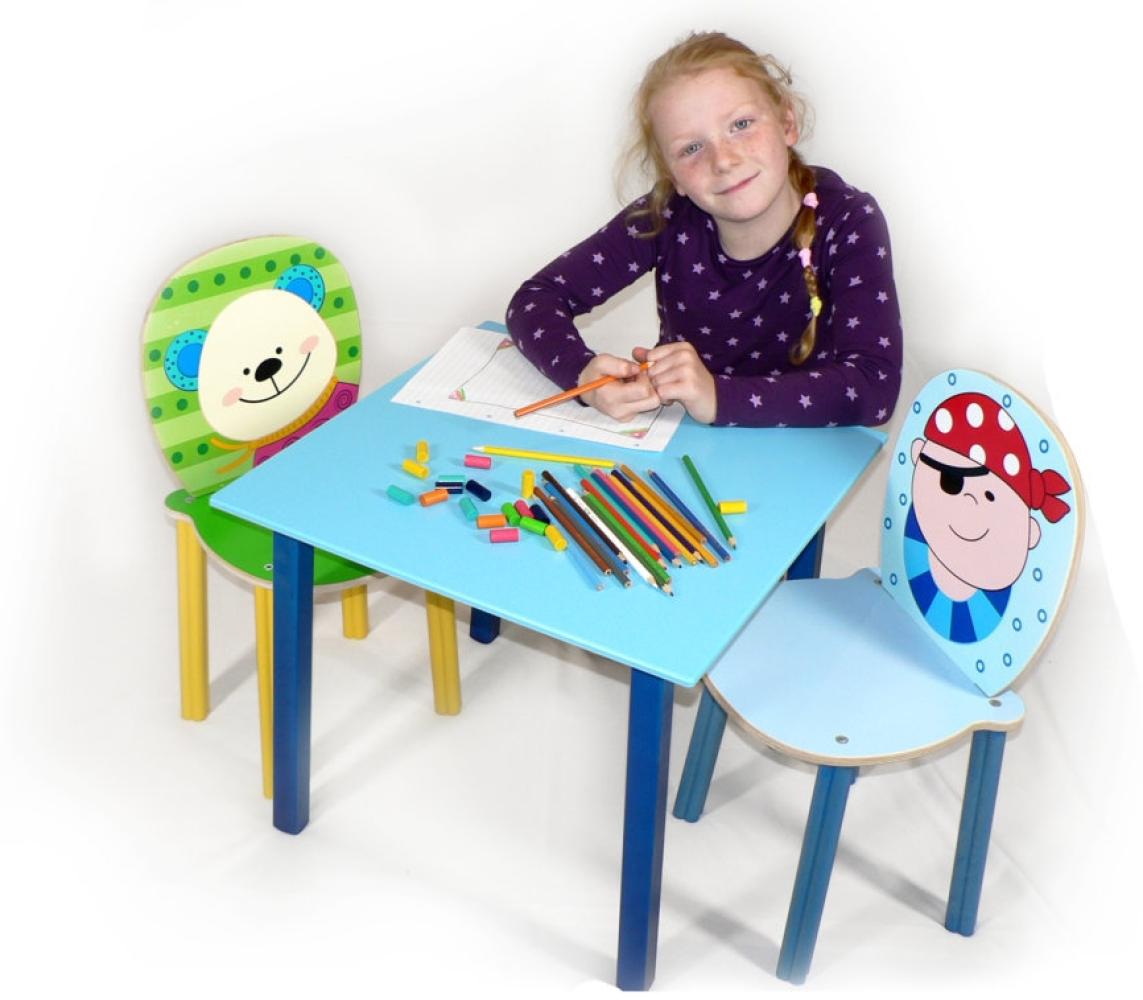 Kindertisch blau Bild 1
