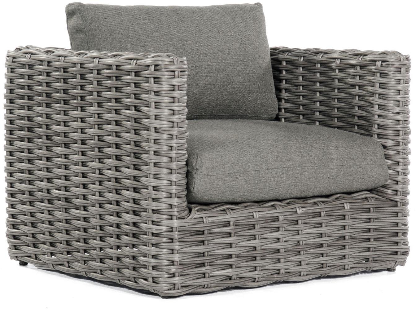 Sonnenpartner Loungesessel Sands Aluminium mit Polyrattan charcoal Lounge-Sessel Bild 1