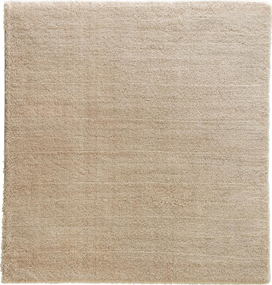 Teppich in Hellbraun aus 100% Polyester - 150x80x3cm (LxBxH) Bild 1