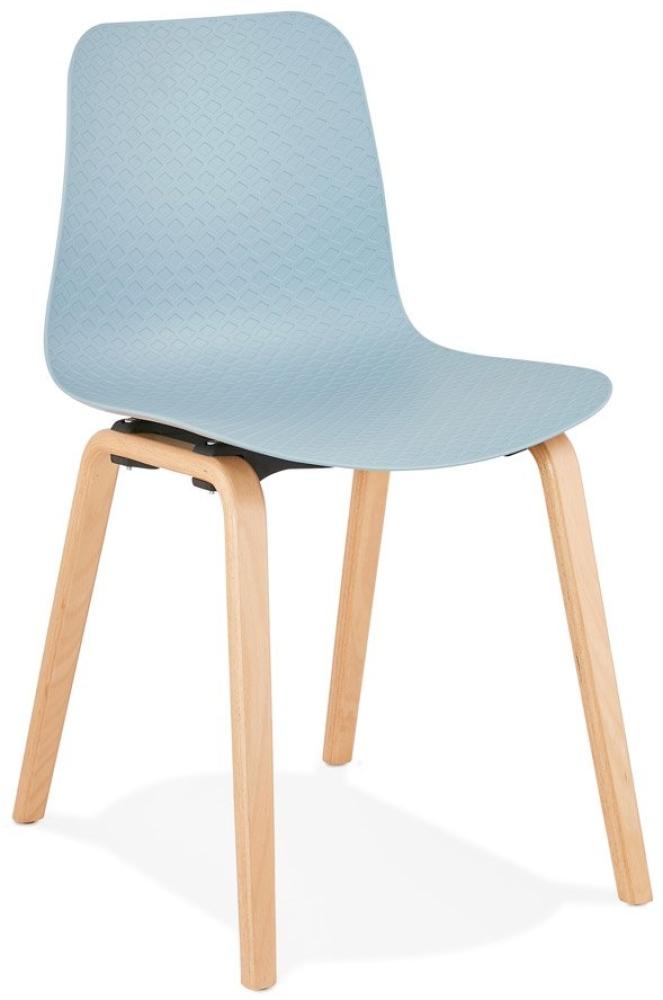 Kokoon Design Stuhl Monark Holz Blau Bild 1