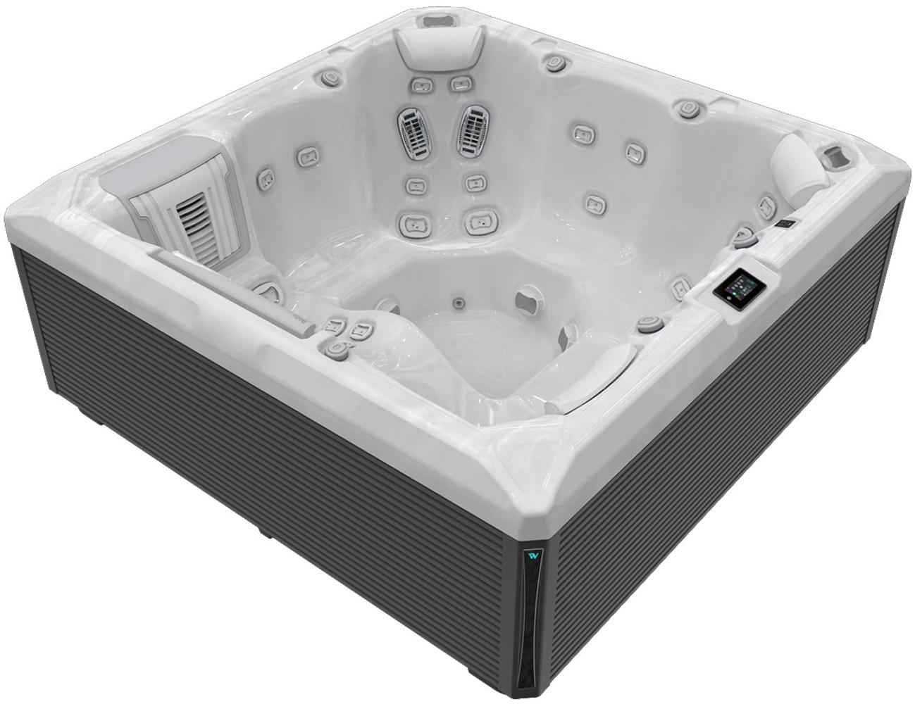 Wellis Atlas Life Deluxe Whirlpool Außenwhirlpool 215x215x86,5cm für 6 Personen inkl. Thermocover Bild 1