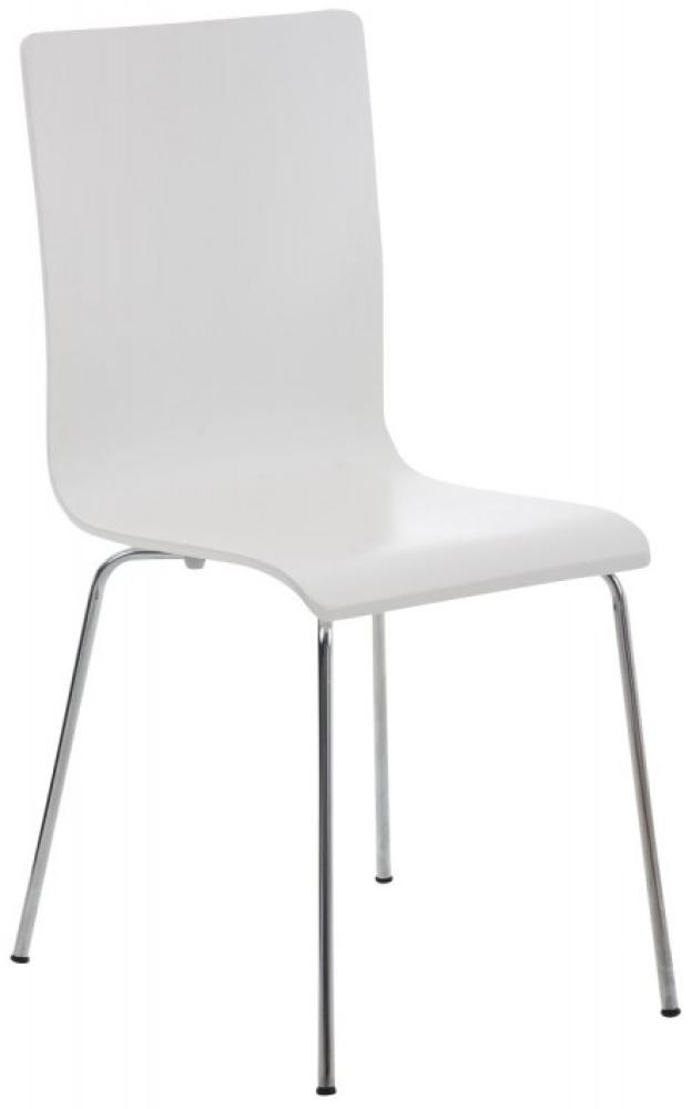 Besucherstuhl Pepe 1 Stuhl Weiß Bild 1