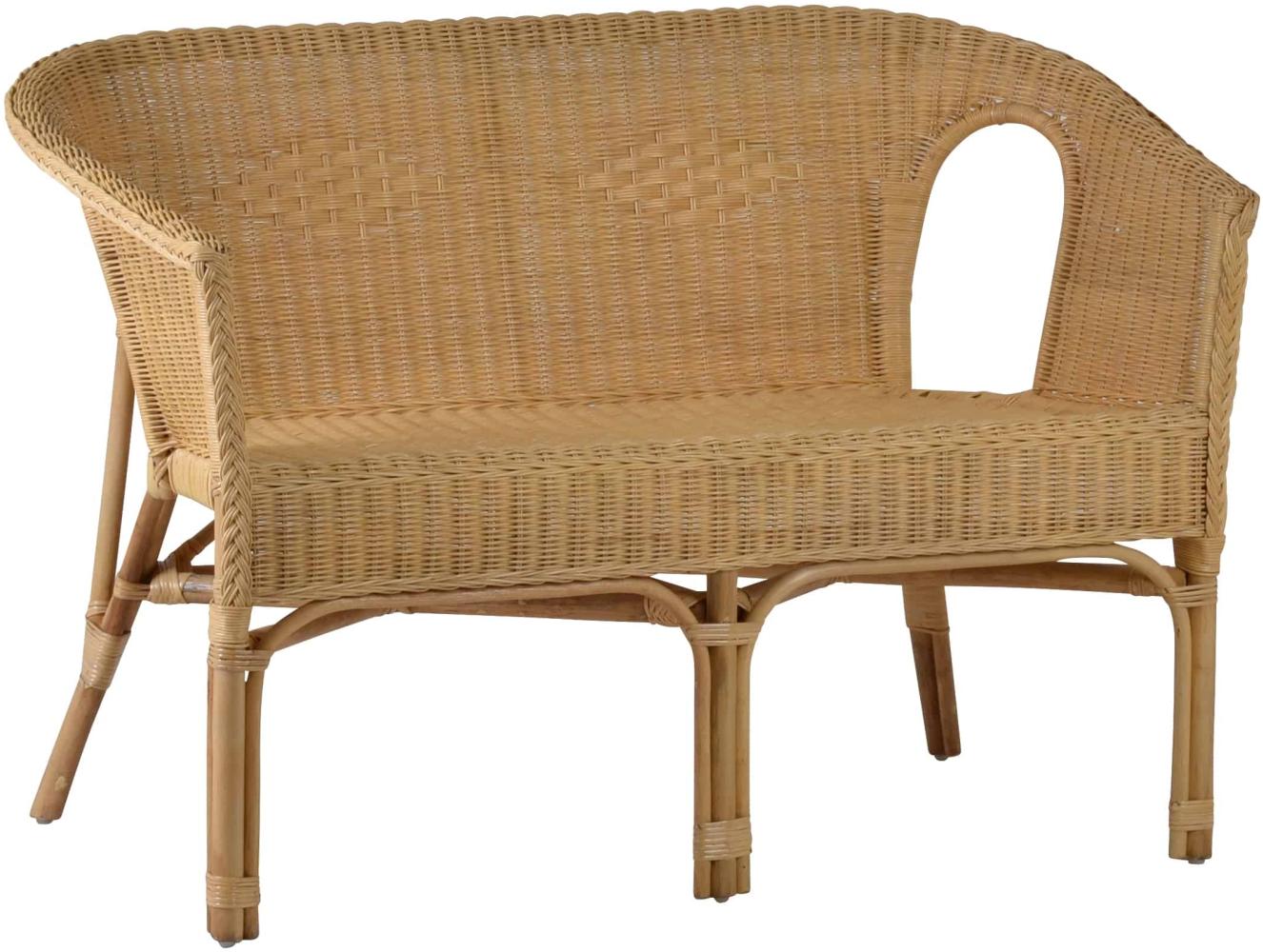 MiaMöbel Rattansofa 'Mina' honig Rattan Modern Bild 1