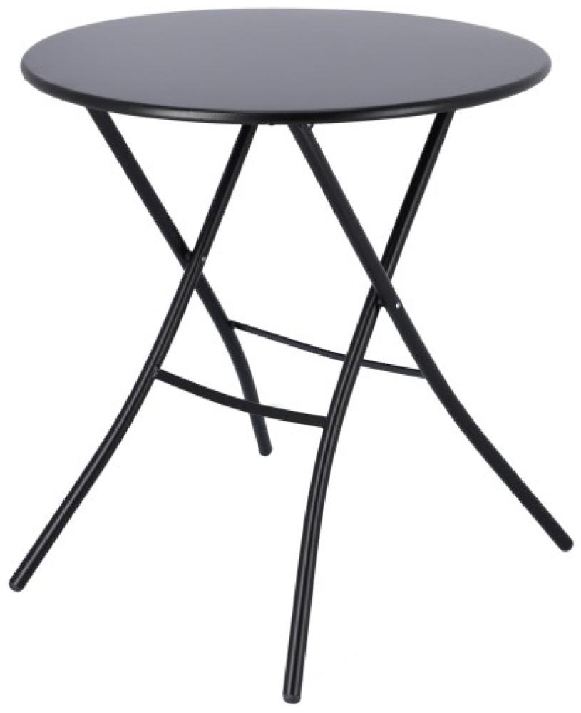 Outdoor Klapptisch Fiam Sirio, rund schwarz Bild 1