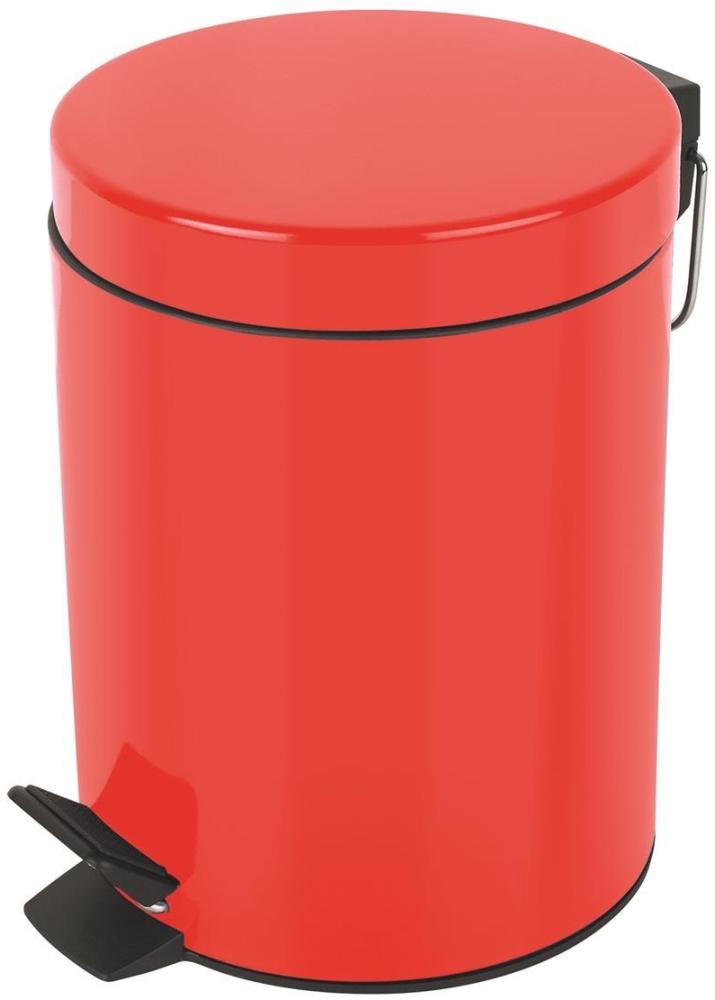Spirella Kosmetikeimer "Sydney Rot" Mülleimer Treteimer Abfalleimer - 3 Liter – mit herausnehmbaren Inneneimer Bild 1