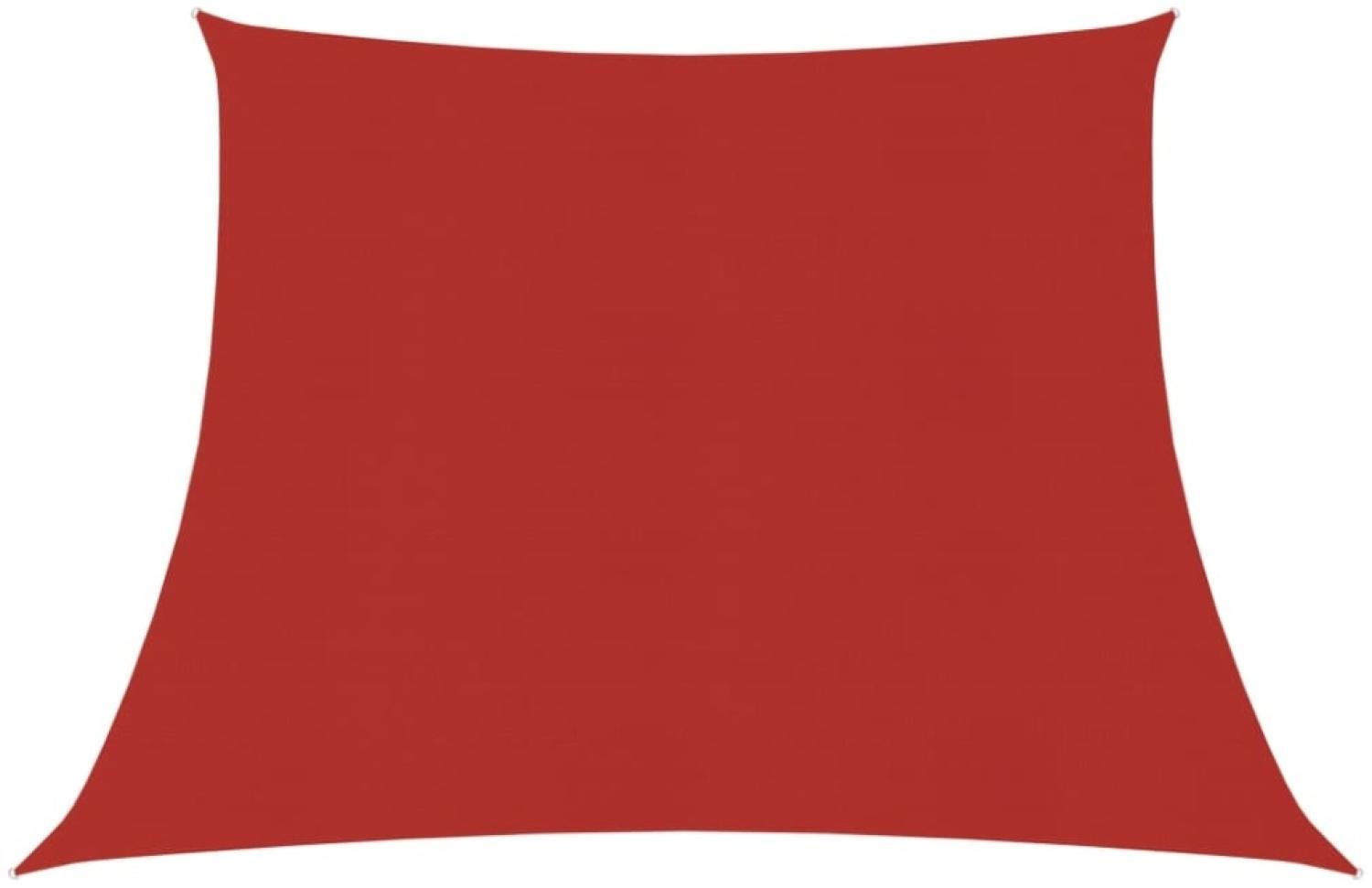Sonnensegel 160 g/m² Rot 3/4x3 m HDPE Bild 1
