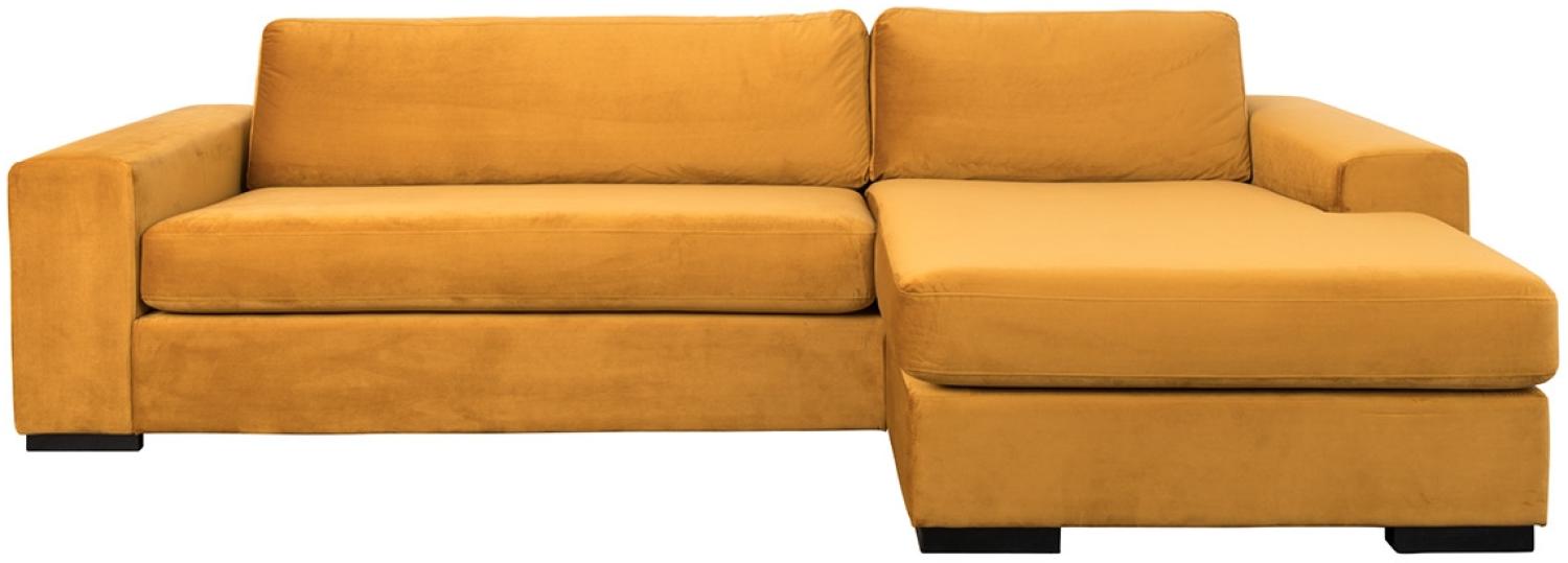 Sofa - Fiep Velvet - Recamiere Rechts - Gelb Bild 1