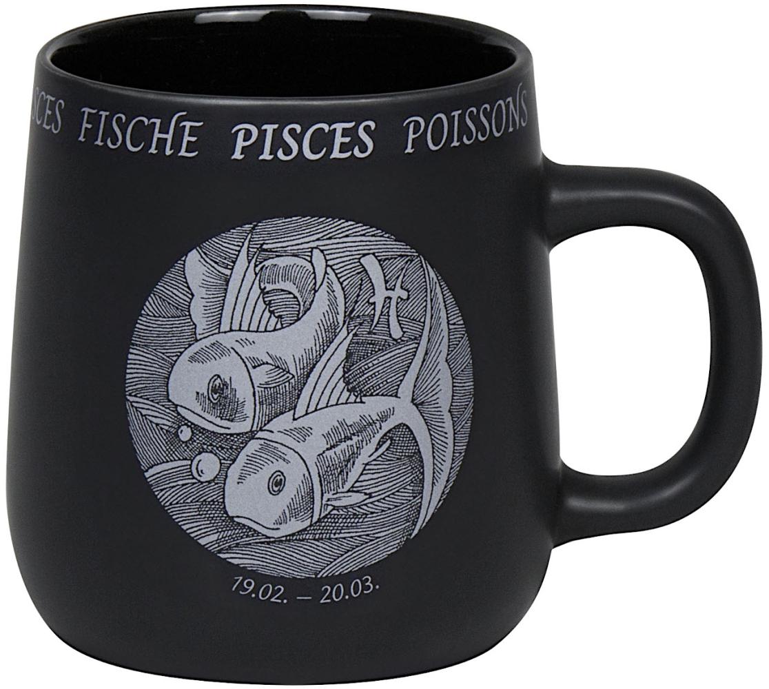 KÖNITZ Becher STERNZEICHEN - Fische - 395 ml aus Bone China Porzellan / Fassbecher Bild 1