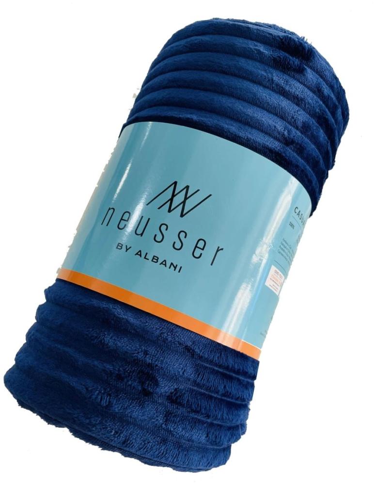 Neusser Collection Decke Casual blau, 200 x 220 cm Bild 1