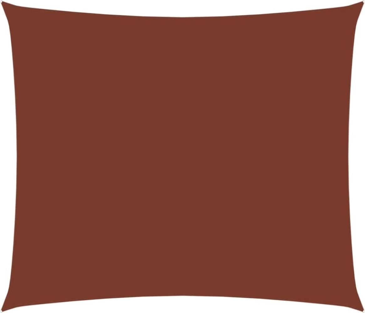 vidaXL Sonnensegel Oxford-Gewebe Rechteckig 6x7 m Terracotta-Rot Bild 1