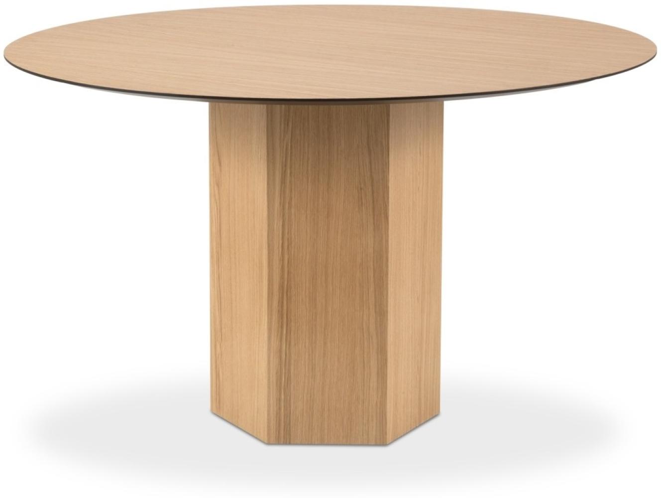 Micadoni 4-Sitzer Tisch Sahara 120cm | Oberfläche Natural Oak Bild 1