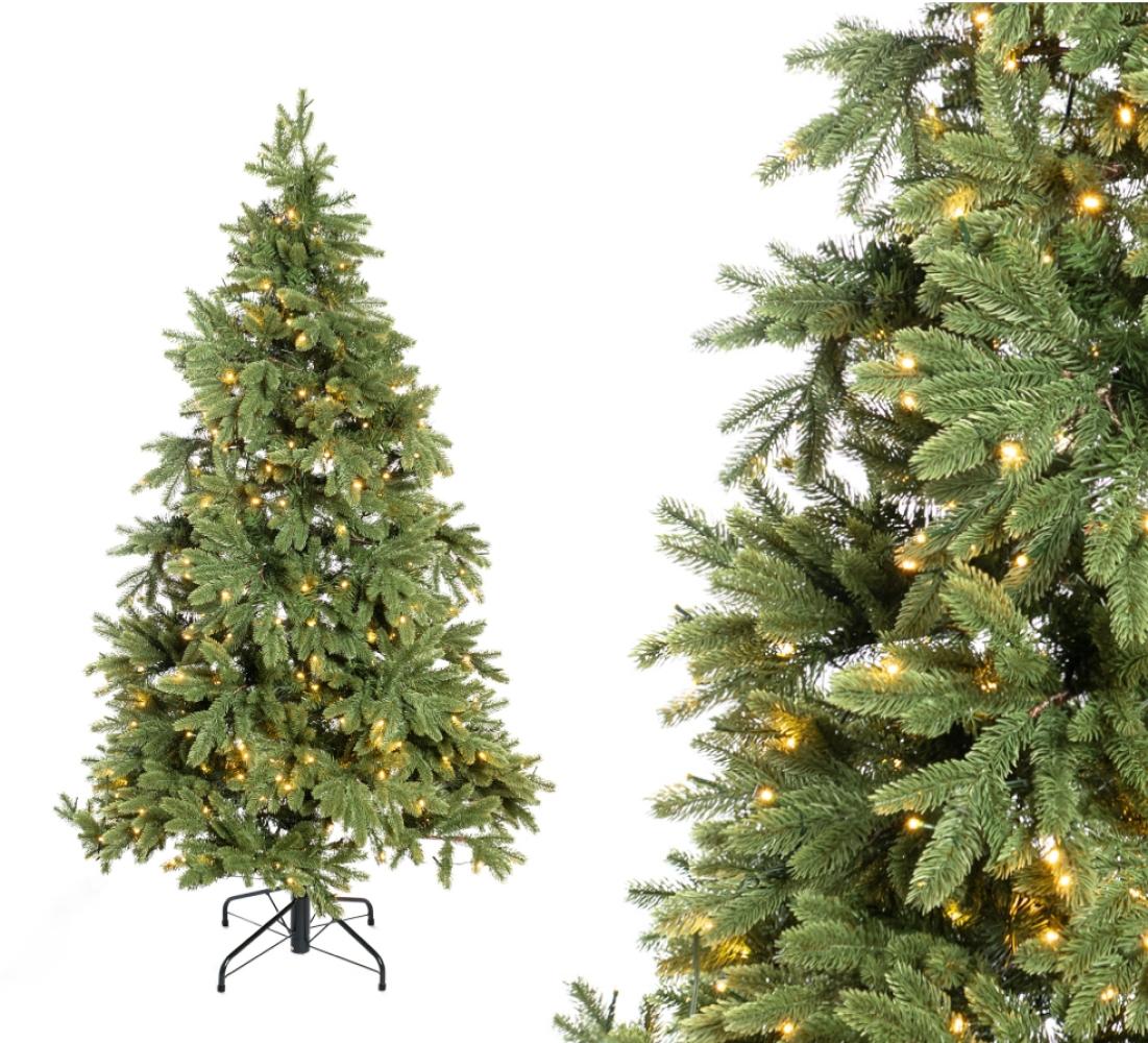 Evergreen Künstlicher Weihnachtsbaum Roswell Kiefer LED | Grün | 180 cm Bild 1