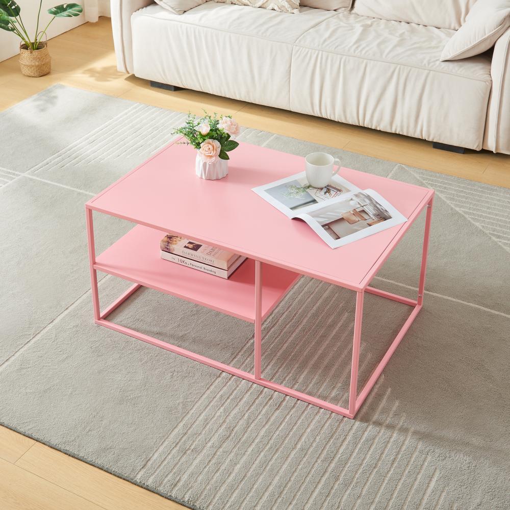 Couchtisch Solund 90x60x45 cm Rosa [en. casa] Bild 1