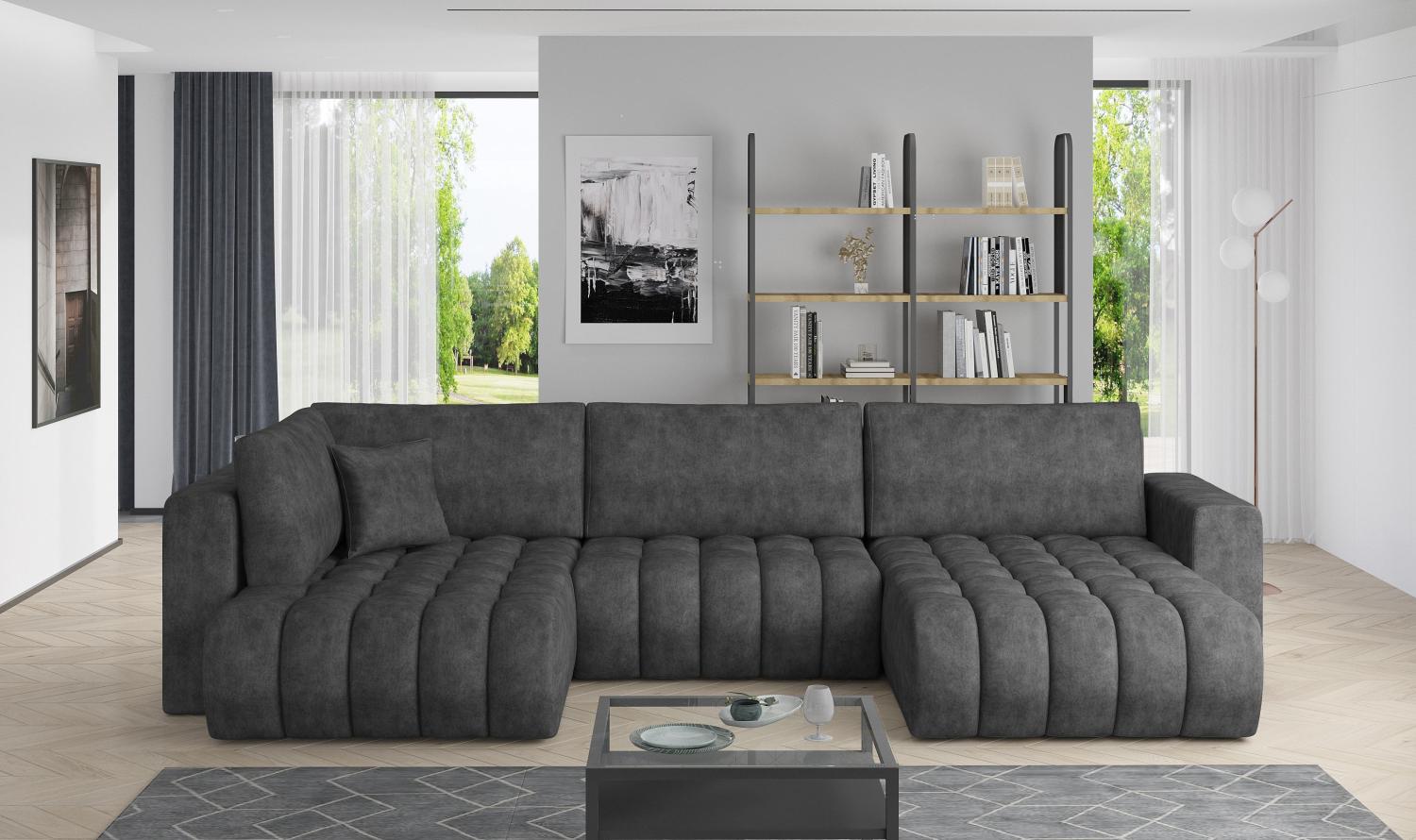 Wohnideebilder Bonito Dunkelgrau Ecksofas & Eckcouches CO-BON-RT-05LE Bild 1