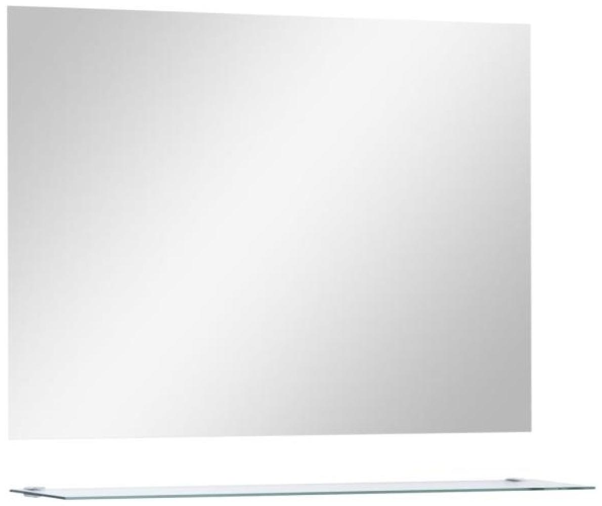 vidaXL Wandspiegel mit Regal 80×60 cm Hartglas Bild 1
