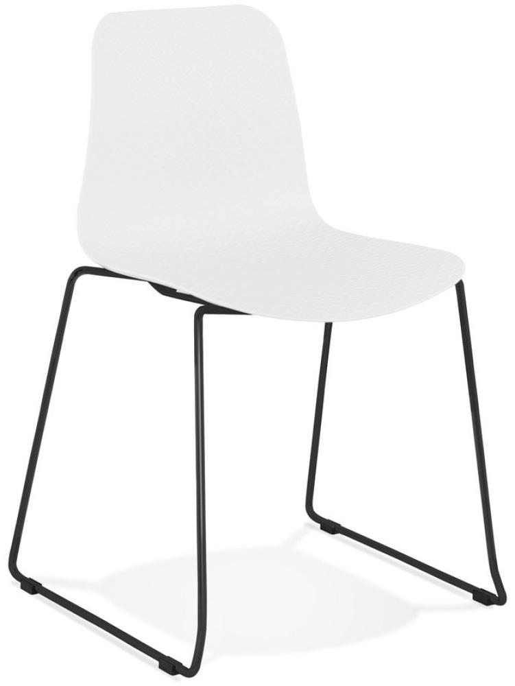 Kokoon Design Stuhl Bee Weiß und Schwarz Bild 1