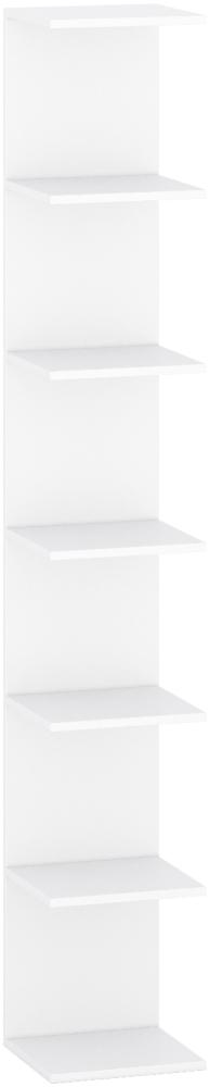 Domando Dekoregal Caorle Modern für Wohnzimmer Breite 30cm, schwebende Regalböden in Weiß Matt Bild 1