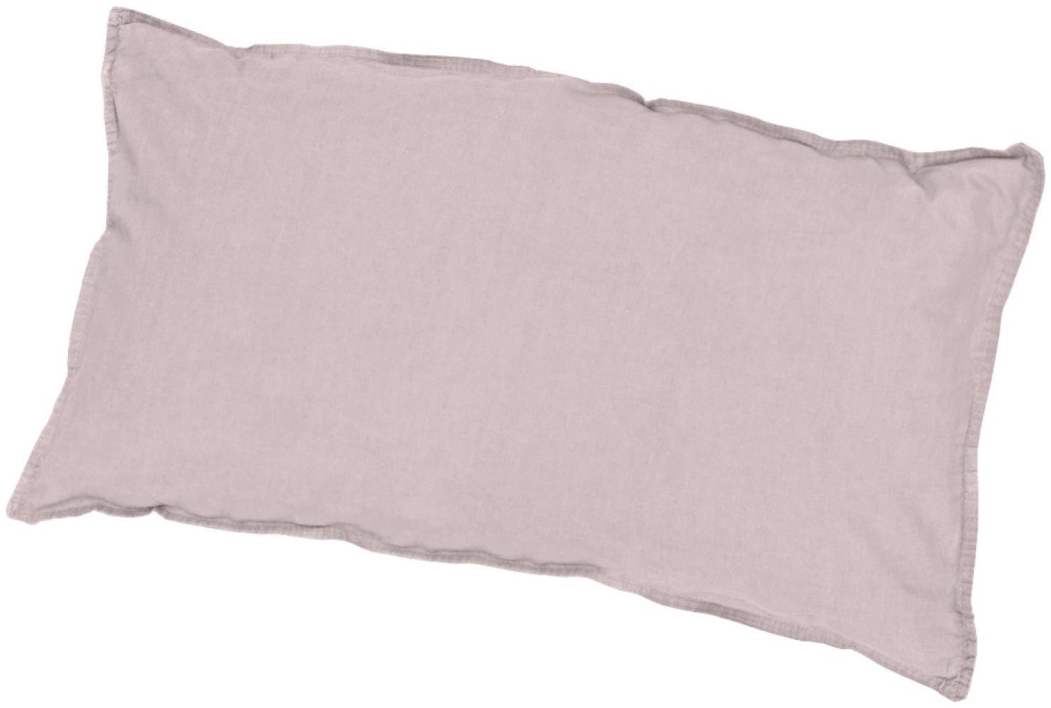 Traumhaft gut schlafen Stone-Washed-Bettwäsche aus 100% Baumwolle, in versch. Farben und Größen : 40 x 80 cm : Rosé Bild 1