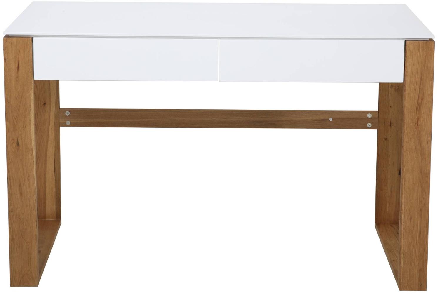 Schreibtisch DATTELN in weiß, T60 x B120 x H75 cm Bild 1