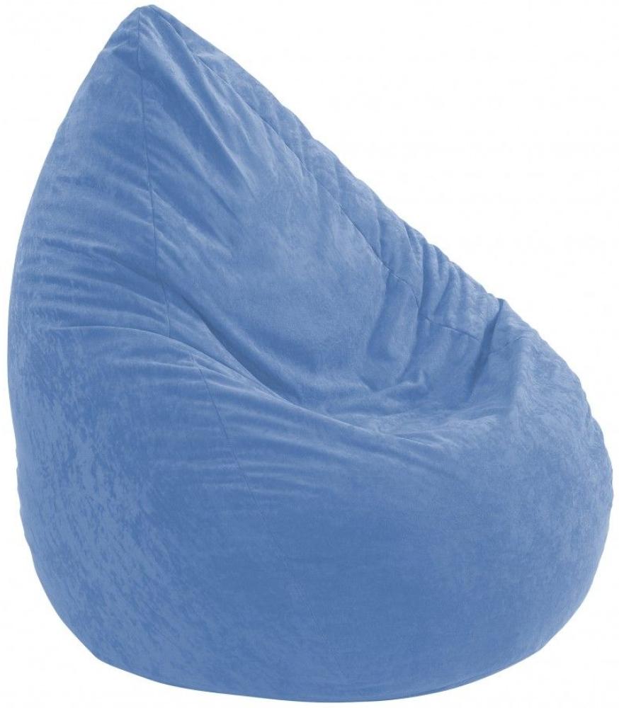 Sitzsack Poly Noble hellblau 90 cm hoch Bild 1
